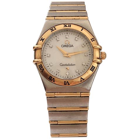 Omega Constellation Ladies Lady Gold/Steel Quartz 1990s.